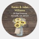 Search for rustic mason jar return address labels Bridal