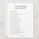 Search for how well do you know invitations Know the bride
