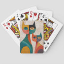 Recherche de moderniste jeux de cartes Vintage