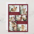 Search for red and black christmas cards Typography