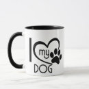 Search for paw prints on my heart mugs Cute