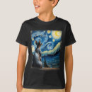 Search for starry night cat tshirts Cats