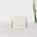 Search for calla lilies thank you cards White