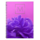 Recherche de pourpre de fleur carnets Vintage