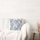 Search for blue toile pillows Elegant