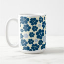 Search for blue and cream mugs Retro