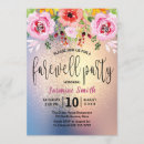 Search for farewell party invitations Floral