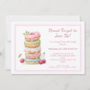 Search for donut party invitations For her