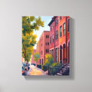Recherche de rue impressions sur toile Ville