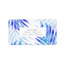 Search for purple and aqua return address labels Modern