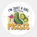 Search for funny cucumber stickers Vegetables