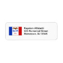 Search for us flag return address labels Usa