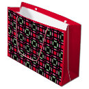 Search for black red and green gift bags Stripes