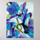 Search for blue orchid art Turquoise
