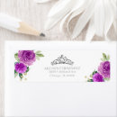 Search for violet return address labels Calligraphy