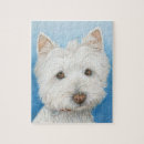 Recherche de chien westie puzzles Montagne