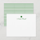 Search for clover note cards Irish