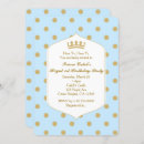 Search for blue crown invitations Baby