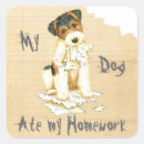 Search for fox terrier stickers Foxie