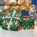 Search for cute santa wrapping paper Playful