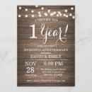 Search for 1 year wedding anniversary invitations 1st anniversary party