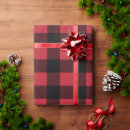 Search for red and black plaid wrapping paper Modern