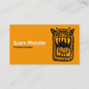 Recherche de horreur cartes visite Arrière plan