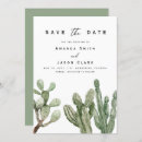 Search for cactus save the dates Greenery