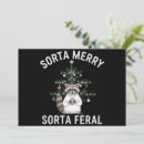 Search for raccoon christmas cards Santa