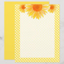 Search for sunflower stationery paper Fall