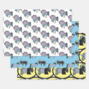 Search for black unicorn wrapping paper Blue