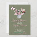 Search for plant bridal shower invitations Greenery