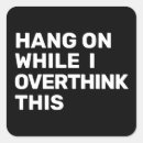 Search for overthinking stickers Anxiety