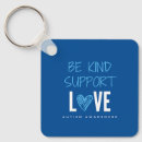 Search for autism educate keychains Awareness