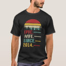 Search for 11th wedding anniversary tshirts Wife