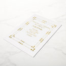 Search for gold foil art deco invitations Luxury