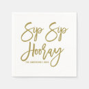 Search for sip sip hooray napkins Typography