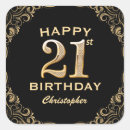 Search for 21 happy birthday stickers Twenty first birthday