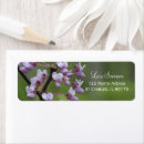 Search for purple tree return address labels Flowers