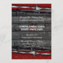 Search for barb wire invitations Country