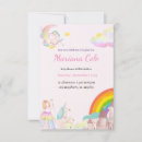 Search for unicorn fairy invitations Rainbow colours