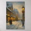 Search for christmas scene posters Cozy winter scene
