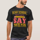 Search for i hate school tshirts Funny