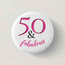 Search for party favors buttons 50 and fabulous