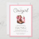 Recherche de western baby shower invitations Une petite cowgirl