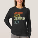 Search for legend since 1983 tshirts February