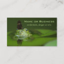 Search for frog business cards Cute
