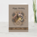 Search for cougar birthday cards Wildlife