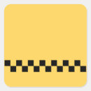 Search for yellow taxi stickers Chequered