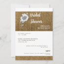 Search for burlap bridal shower invitations Sunflower